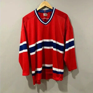 Vintage  Montreal Canadiens Blank CCM NHL Hockey Jersey